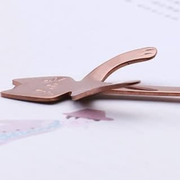 Rose Gold Stainless Steel Cat Spoons - THREE PIECES 🥄🥄🥄 -  NEW! - Picture 8 of 13
